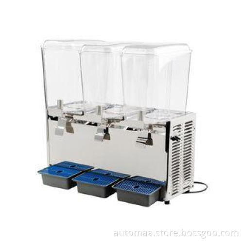 18L Commercial Fruit Juice Dispenser , Spray Cool And Hot D